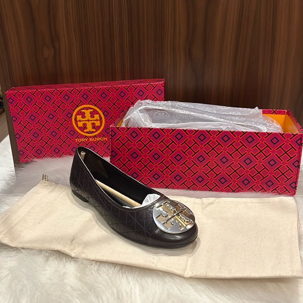 Tory Burch Claire Quilted Ballet Flats